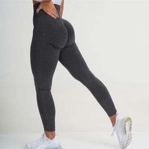 NVGTN SPECKLED BLACK CONTOUR LEGGINGS